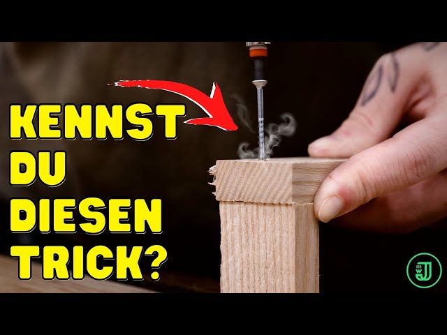 SCREWING WITHOUT PRE-DRILLING: Only PROFESSIONALS know this technique! | Jonas Winkler