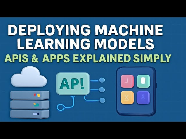 Deploying Machine Learning Models | APIs & Apps Explained Simply