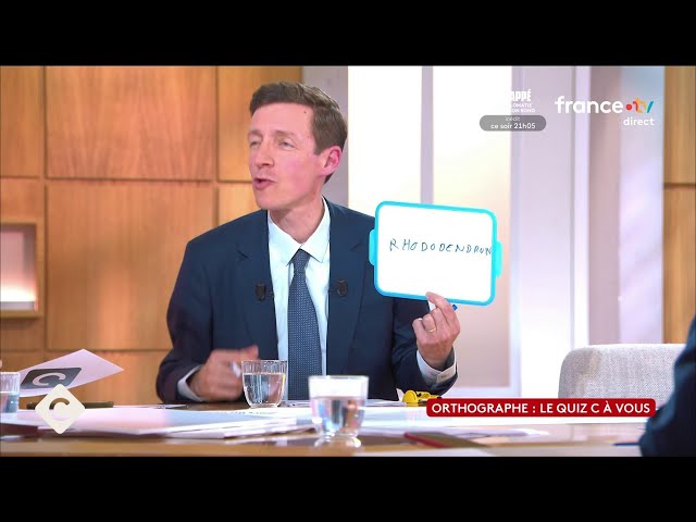 Orthographe : C à vous teste le ministre de l'Éducation