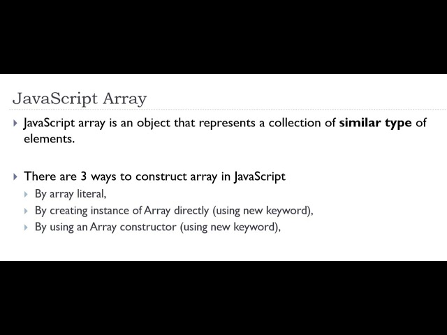 Web Programming -  Chapter four 2025