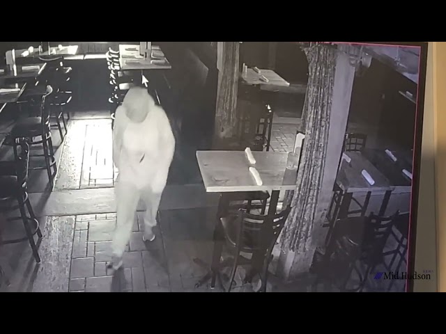 Man Breaking Into Mahoney's Irish Pub in Poughkeepsie