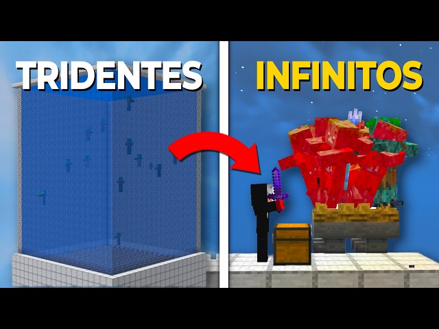Granja de Tridentes Minecraft 26.2 JAVA Tutorial