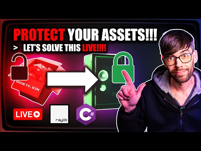 LIVE: Securing My Asset Packager – Encryption in C# + Raylib
