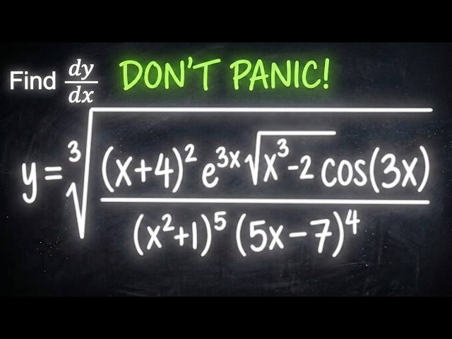 This Derivative Looks Impossible... Until You Know This Trick