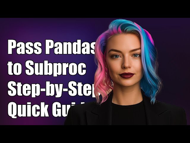 How to Pass a Pandas DataFrame to Python subprocess.Popen: A Step-by-Step Guide