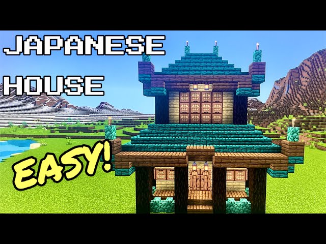 Minecraft Tutorial: How To Build A Japanese House