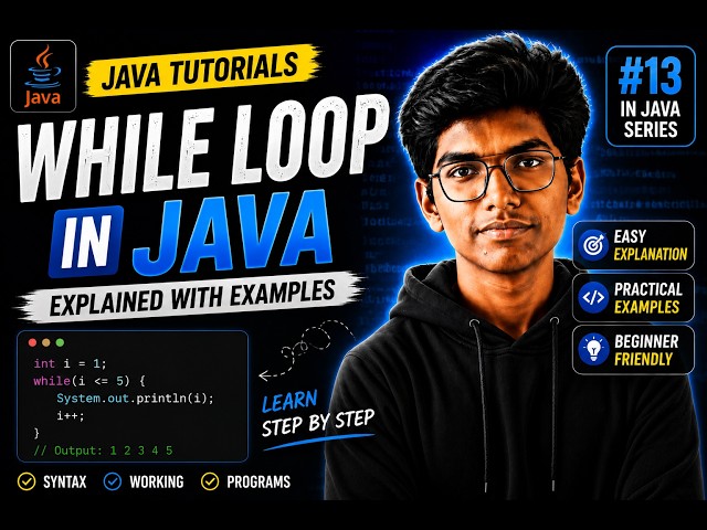 Java While Loop Explained | Infinite Loop, For vs While & When to Use | Telugu | Kenzo Pulse |