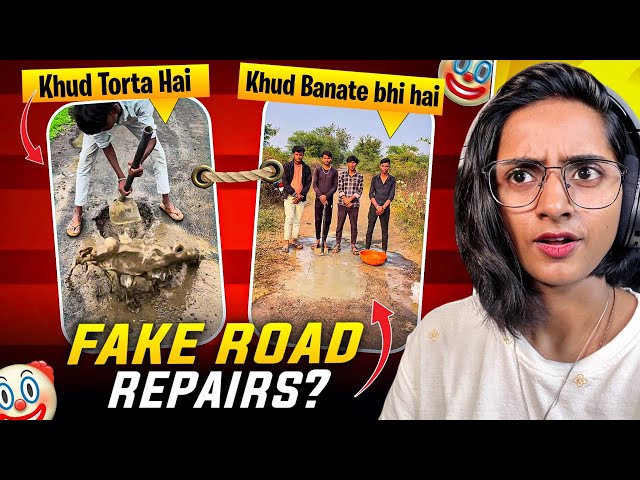 Fake road repair EXPOSED | SCAM kar rahe hai ye🤯