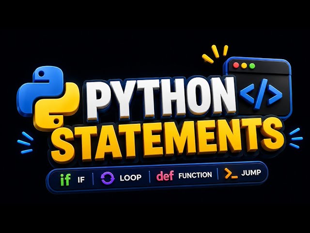 🚀 Learn Python Statements for Beginners | Complete Tutorials❤️🐍 | Guri Coder
