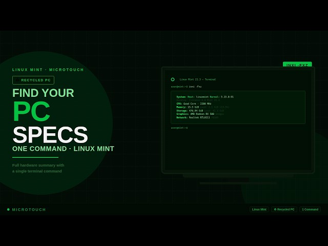 How to Find Your PC's Hardware Specs in Linux Mint (One Command!)