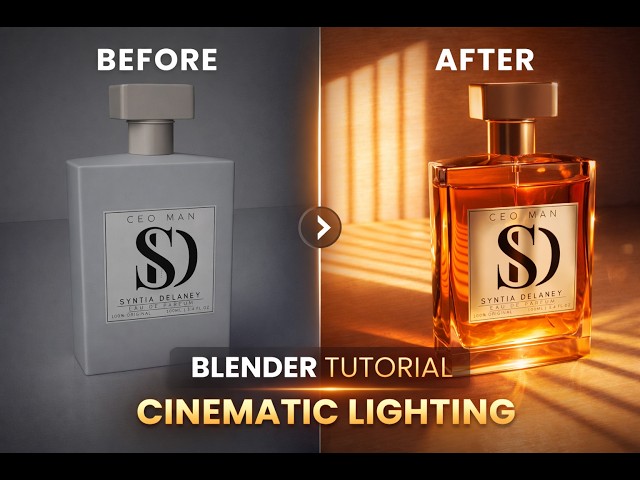 Blender Beginner Tutorial | Blender Lighting Tutorial | HDRi and Sun Light