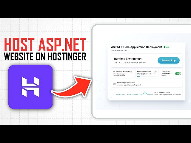 Cómo alojar un sitio web ASP.NET en Hostinger (Guía completa)