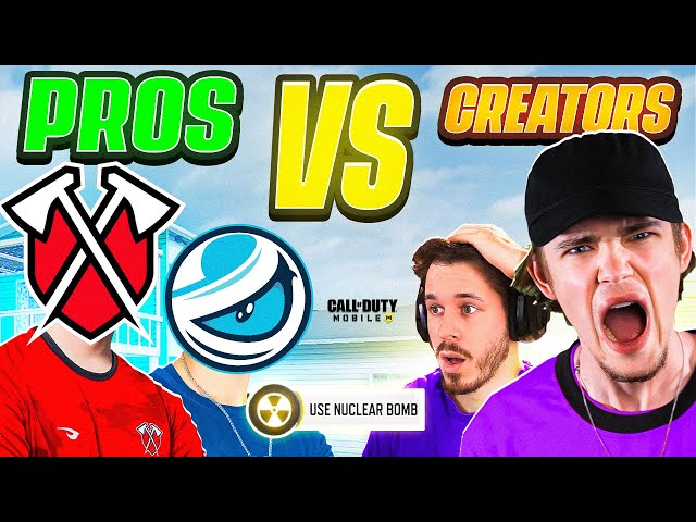 5 CODM PROS vs 5 CODM YOUTUBERS!