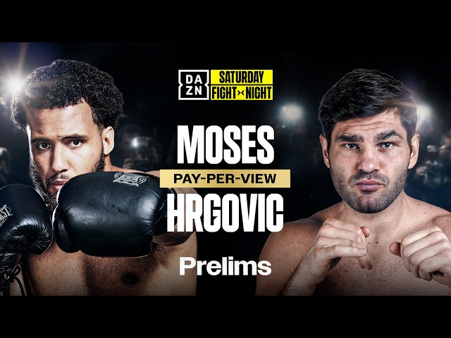 MOSES ITAUMA VS. FILIP HRGOVIC PRELIMS LIVESTREAM