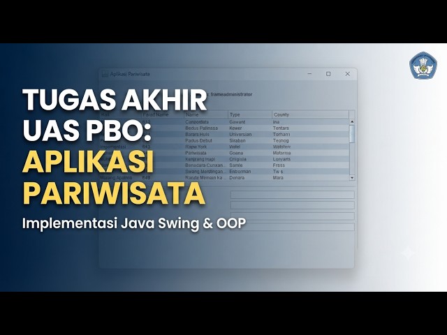 Pengembangan Sistem Informasi Objek Wisata Menggunakan Java Swing dan Konsep OOP