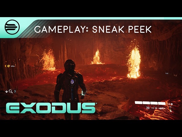 EXODUS Gameplay: Traversing the Molten Depths