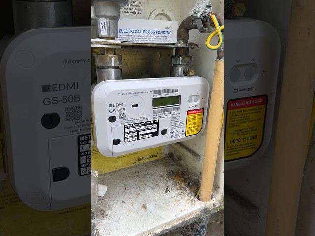 How to get a meter reading on a EDMI GS-60B gas meter