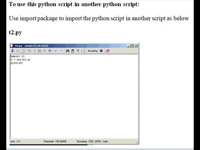 python - How to call a script from another script? #python #pythonprogramming #pythontutorial
