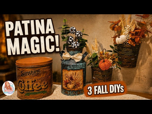 Patina Magic! 3 Thrifted Metal Makeovers for Fall | DIY Projects, Upcycles, Crafts