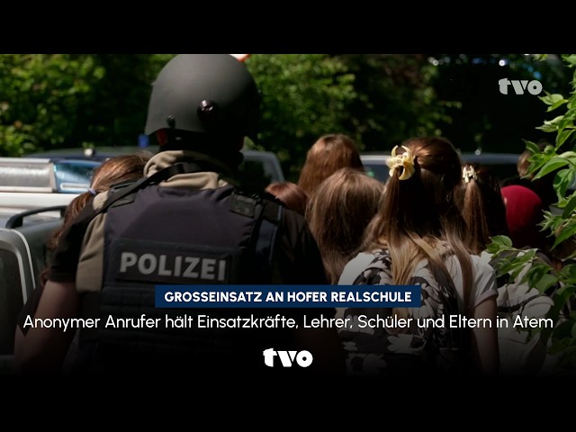 Anxious hours in Hof: Secondary school evacuated after anonymous call