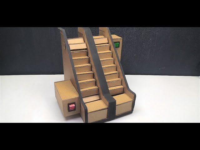 DIY Escalator Working Model | Science Projects |