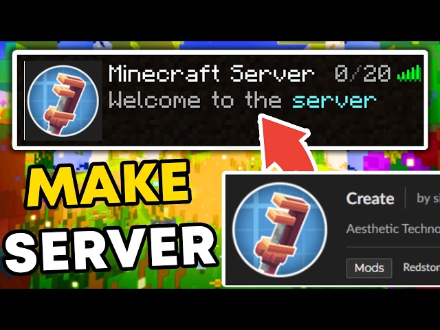 How to Make a Create Minecraft Server (Easy Setup)