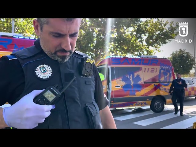 Samur-PC and Municipal Police collaboration. Code 90.