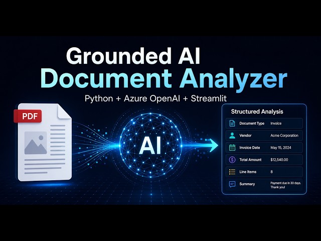 I Built a Grounded AI Document Analyzer with Python + Azure OpenAI