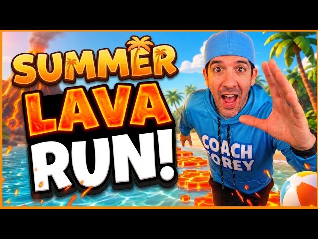 Brain Break – Summer Lava Run! 🌋☀️ Brain Breaks for Kids | Danny Go Inspired