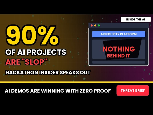 90% of AI Hackathon Projects Are "Vibe-Coded Slop" | Insider Exposes HackEurope | AI Threat Brief