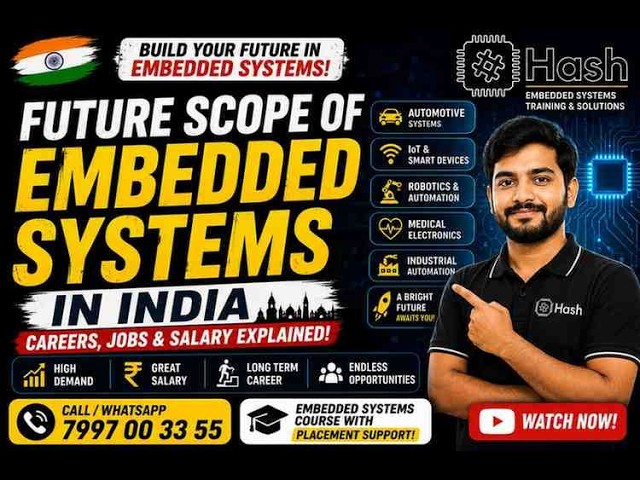 Future Scope of Embedded Systems in India 🇮🇳 | Careers, Jobs & Salary | Embedded Hash