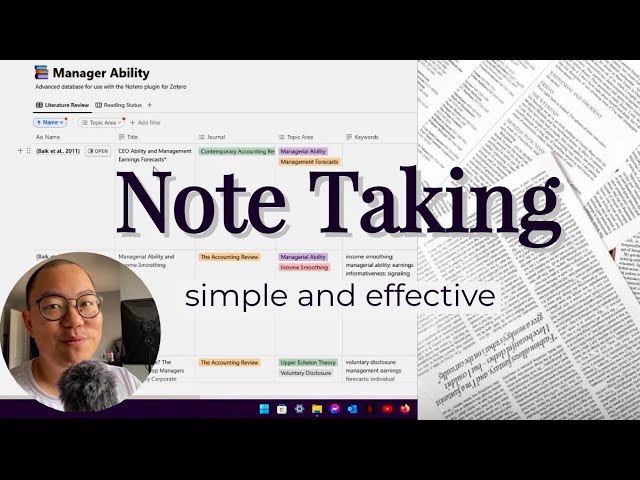 HOW TO TAKE NOTES for RESEARCH PAPERS