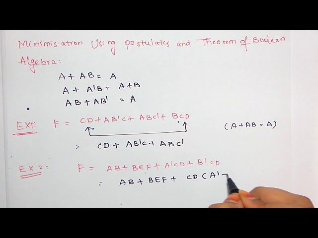 Boolean function minimization