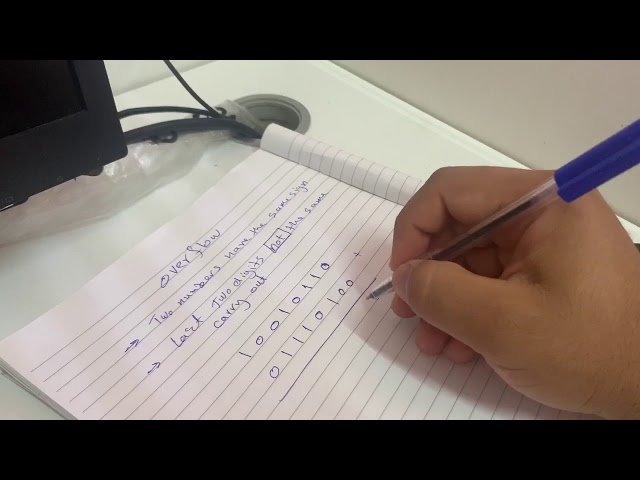 Overflow carry - Signed and Unsigned numbers - Digital Systems
