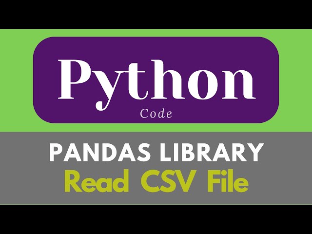 Python me CSV File Read Karna – Easy Tutorial