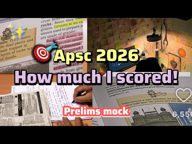 And i got only 62.7 #apsc #study #preparation #vlog 