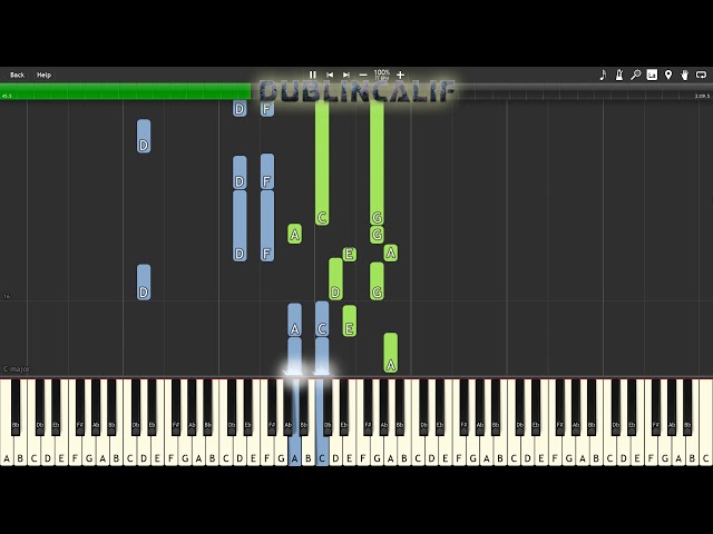 Splatoon - Tide Goes Out Theme Piano Tutorial Synthesia