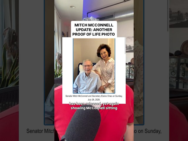 Mitch McConnell update: Another proof of life photo has been released. #mcconnell #mitchmcconnell