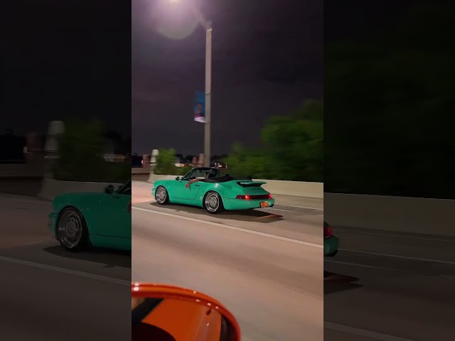 DOUBLE 964 TAKE OVER MIAMI #miamibeach #porsche #964