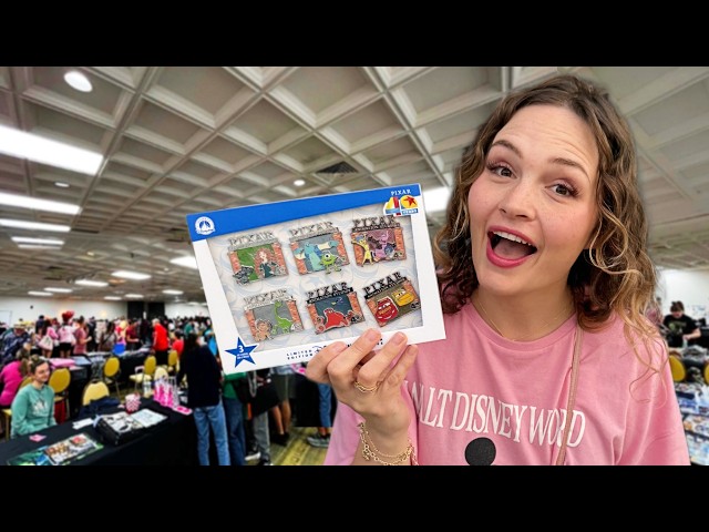 Searching For RARE Disney Pins For My Collection | Pin Trading Event Buyer POV