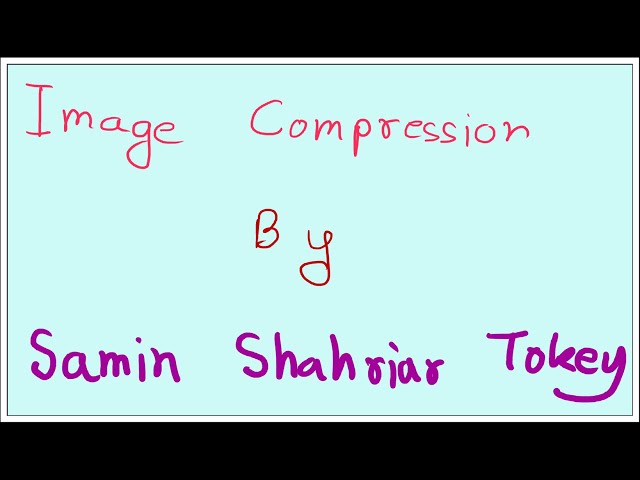 51. Image Compression - Huffman Coding