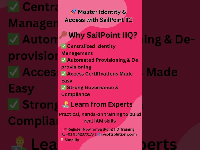 Master Identity & Access with SailPoint IdentityIQ (IIQ) | Complete Training Guide
