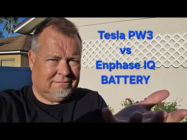 Tesla PW3 vs Enphase IQ battery. 