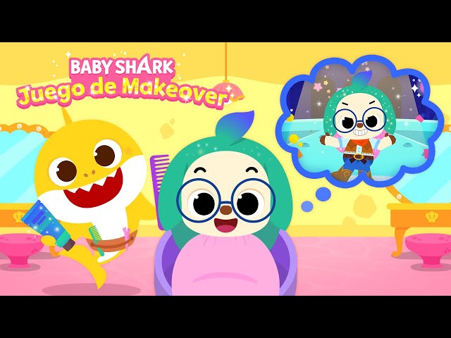 ¡Transforma y Brilla en el Salón de Belleza de Tiburón Bebé! I Baby Shark Juego de Makeover