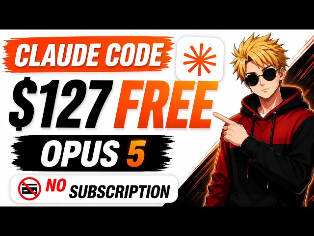 Opus 5 FREE With $127 Claude Credits — No Subscription!
