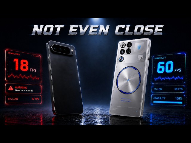REDMAGIC 11S Pro vs Google Pixel 10 Pro XL | Wuthering Waves FPS Stability Test