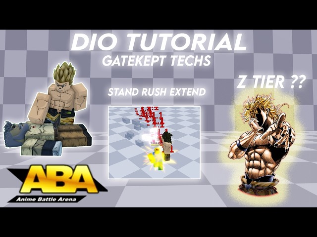 ungatekeeping dio techs + tutorial | ABA