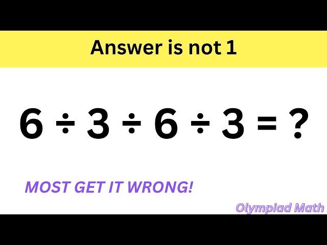 99% Get This Math Question WRONG! | Olympiad Math Challenge| Harvard University Mathematics 