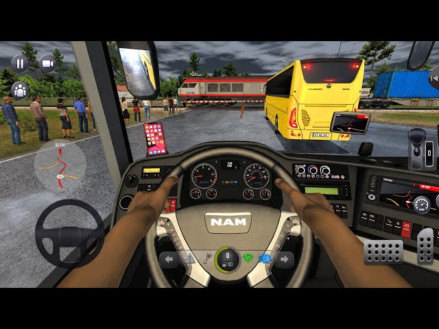 Bus Simulator : Ultimate Mobile GamePlay | NAM Bus Driving || City to City Driving | Bus Games