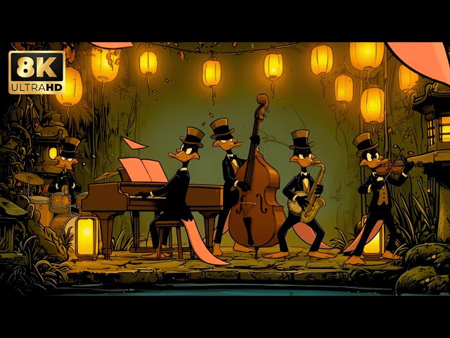 Quiet Night Productivity — Noir Jazz with Warm Bass & Rhodes | Coding and Study Zen Mode